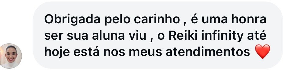 Depoimento aluna Infinity Reiki